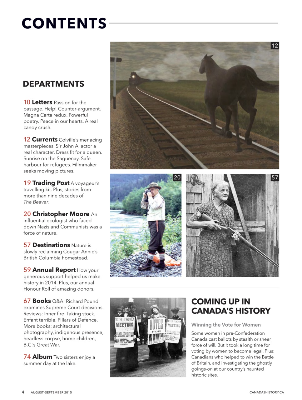 Canada's History Preview Pages