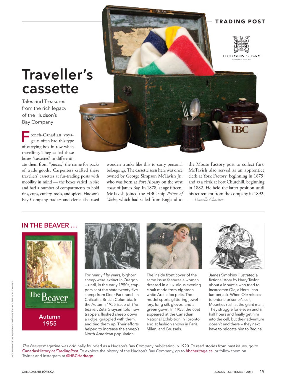 Canada's History Preview Pages