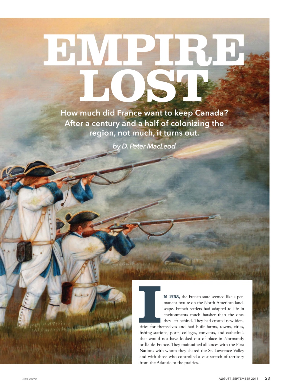 Canada's History Preview Pages
