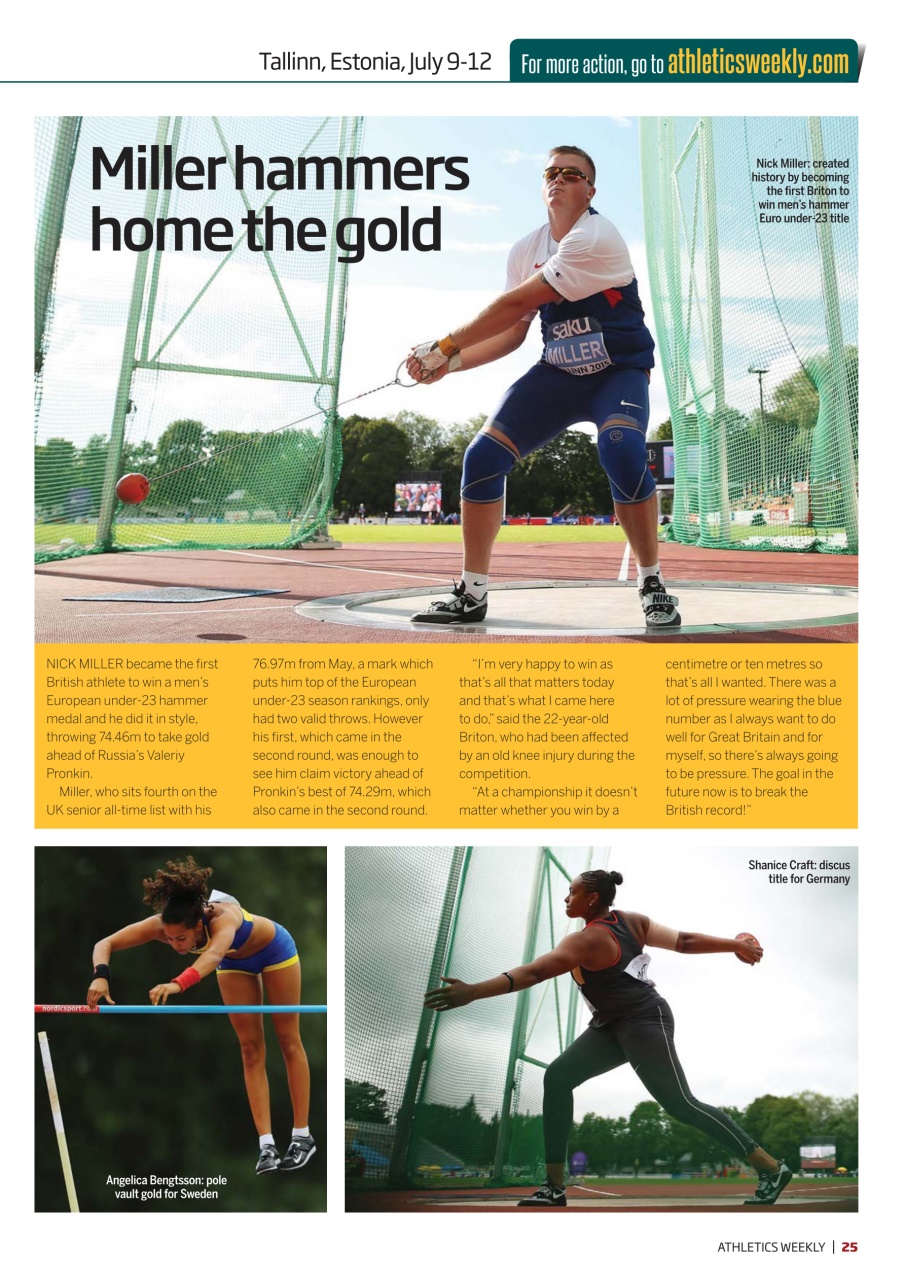 AW – Athletics Weekly Magazine Preview Pages