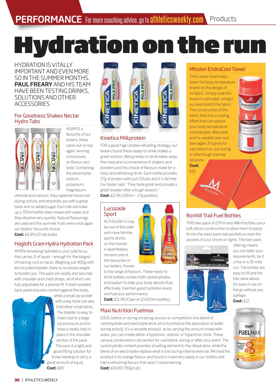 AW – Athletics Weekly Magazine Preview Pages