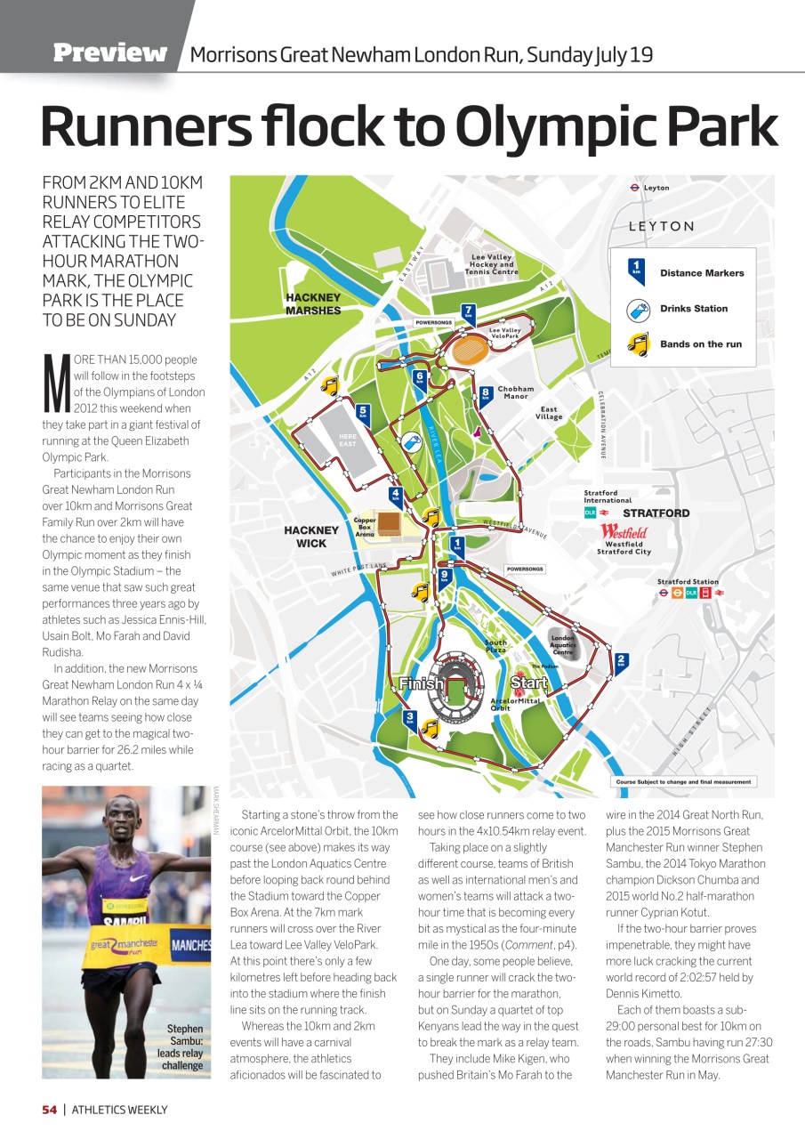 AW – Athletics Weekly Magazine Preview Pages