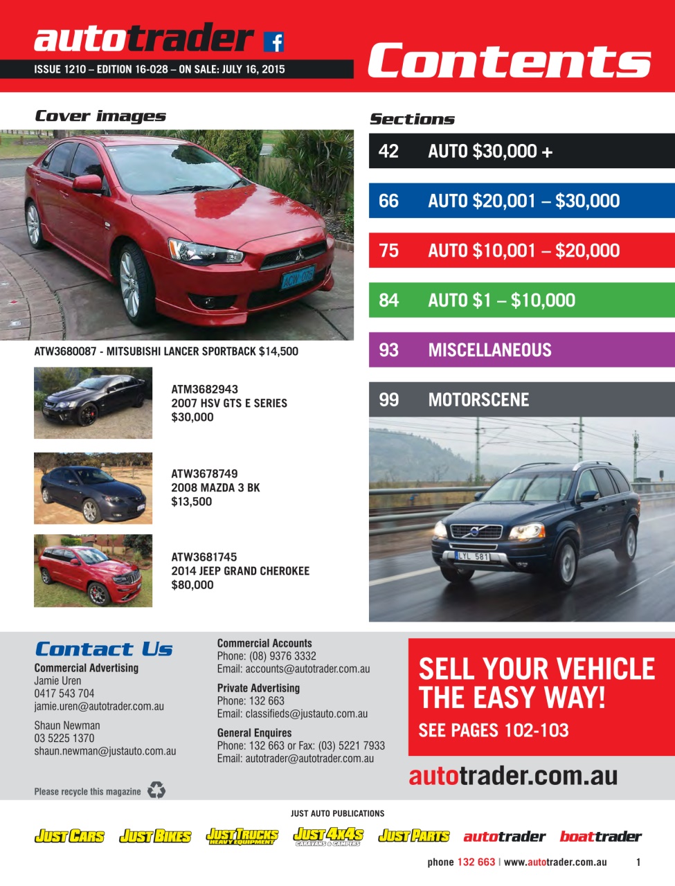 AutoTrader Preview Pages