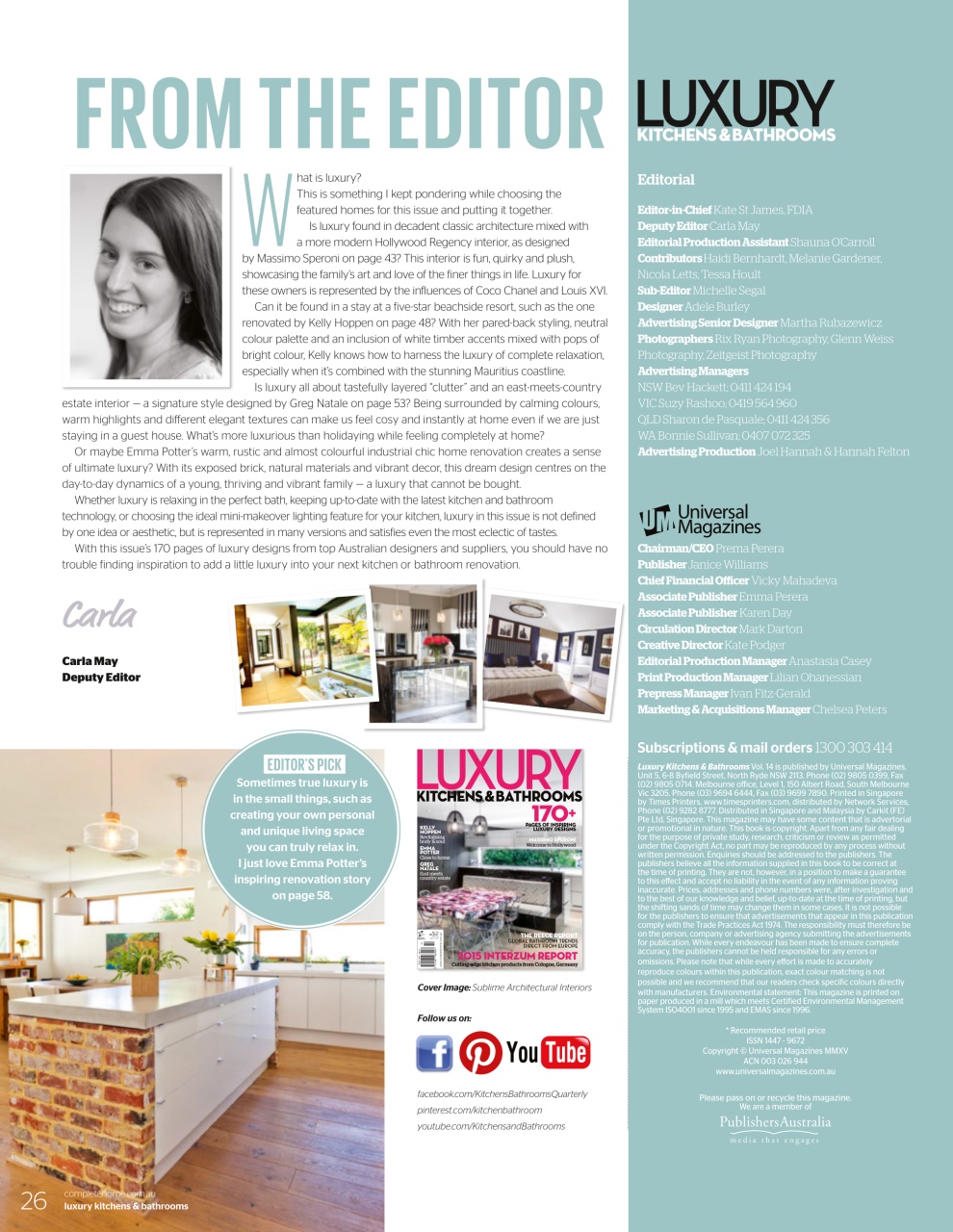 Luxury Kitchens and Bathrooms Preview Pages