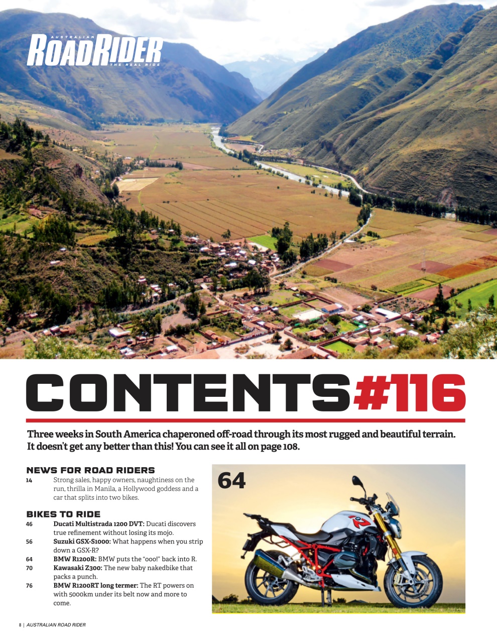 Australian Road Rider Preview Pages