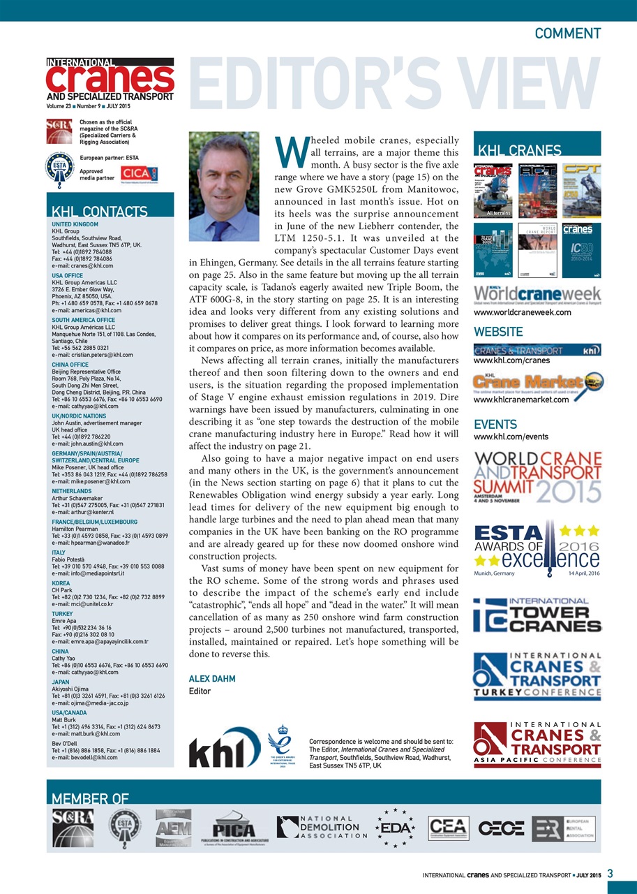 Int. Cranes and Specialized Transp Preview Pages