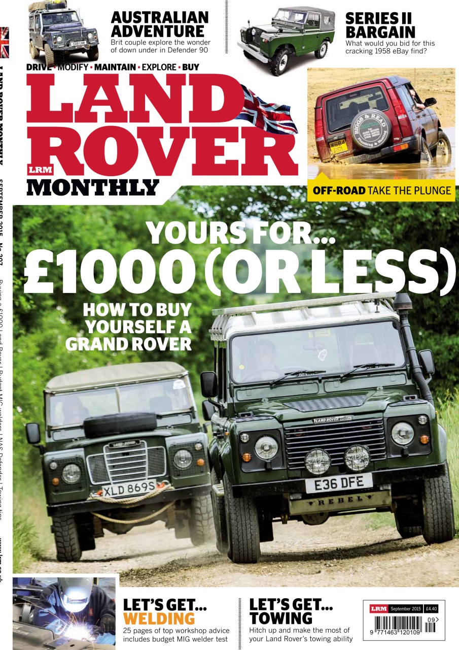 Land Rover Monthly Preview Pages