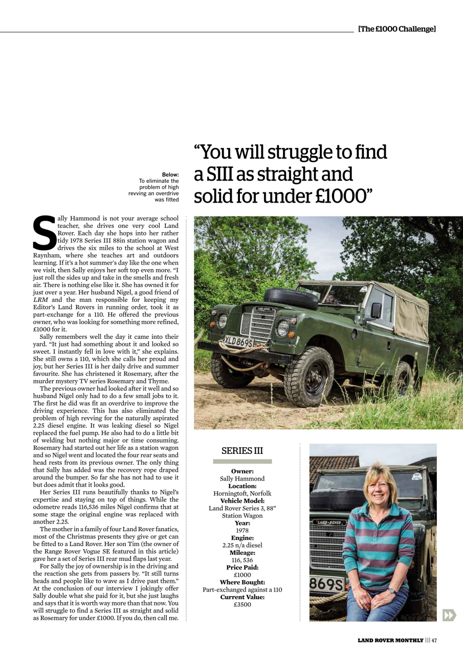 Land Rover Monthly Preview Pages