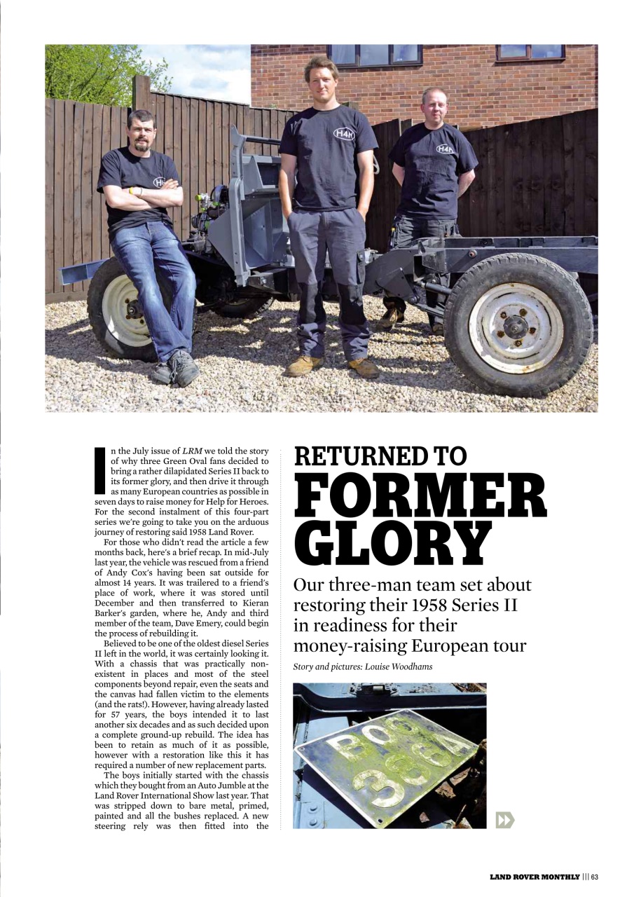 Land Rover Monthly Preview Pages