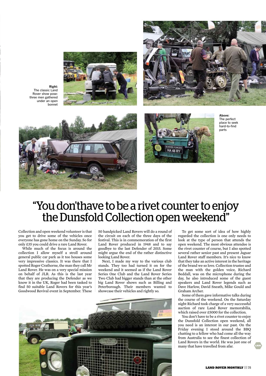 Land Rover Monthly Preview Pages