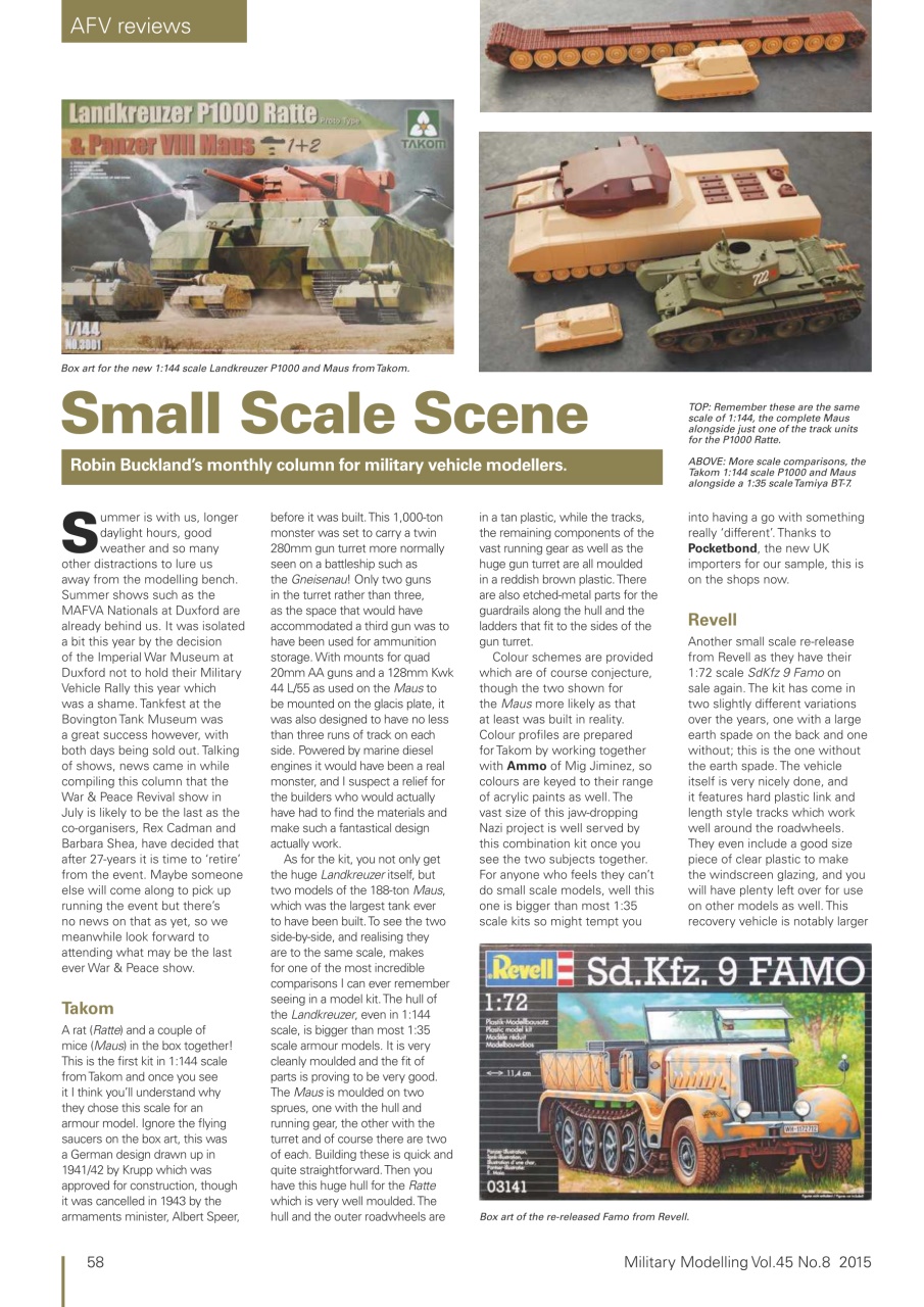 Military Modelling International Magazine Preview Pages