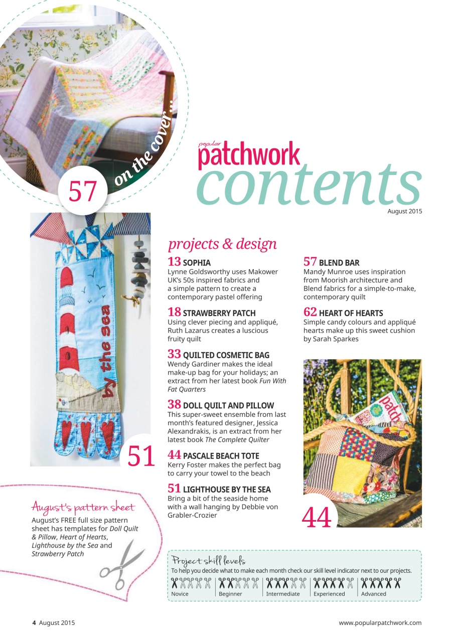 Popular Patchwork Magazine Preview Pages