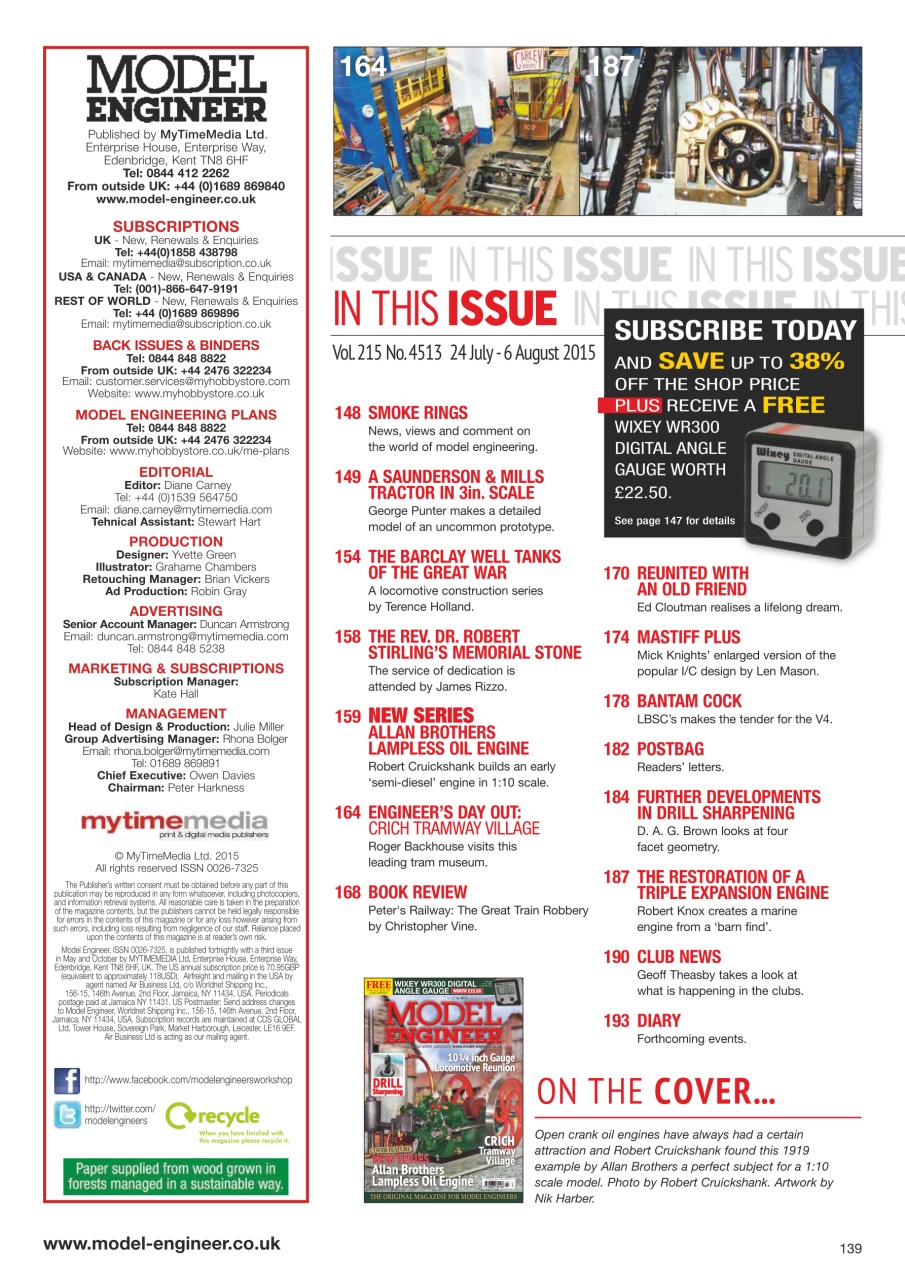 Model Engineer Preview Pages