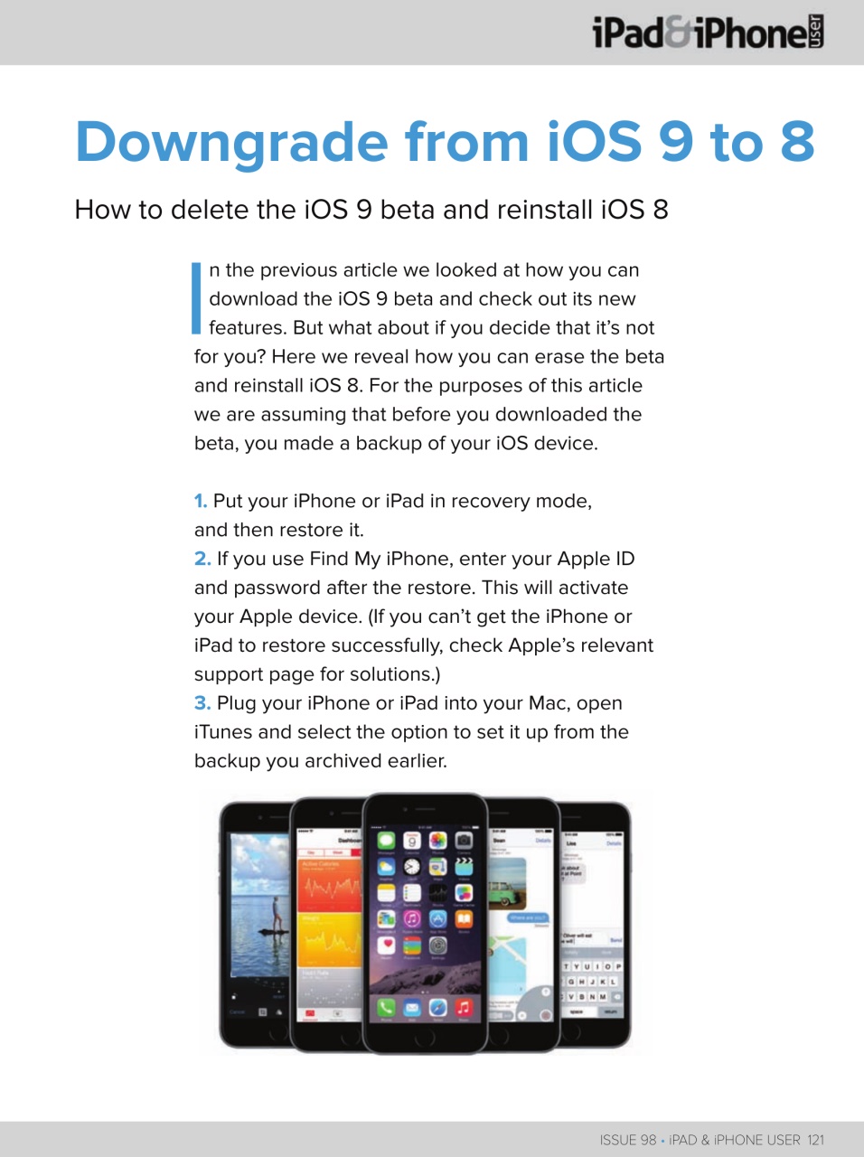 iPad and iPhone User Preview Pages