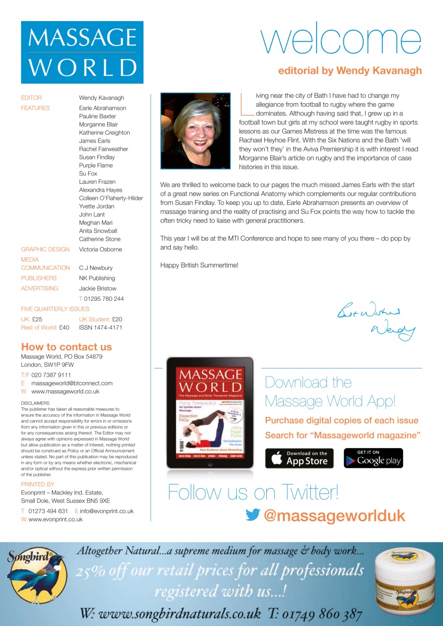 Massage World Preview Pages