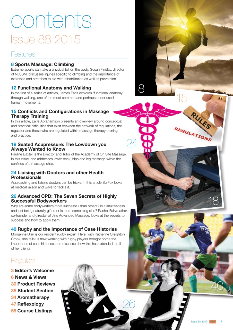 Massage World Preview Pages