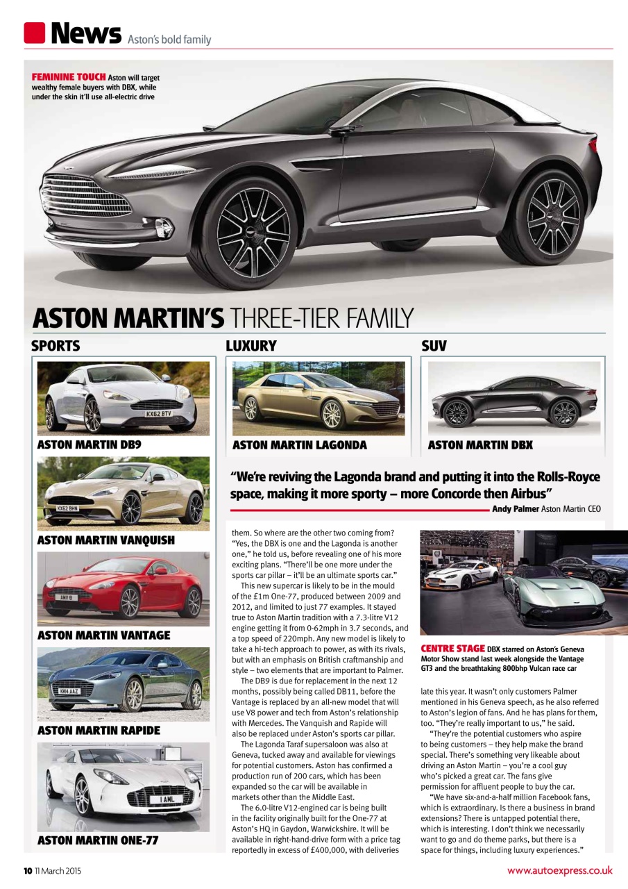 Auto Express Preview Pages