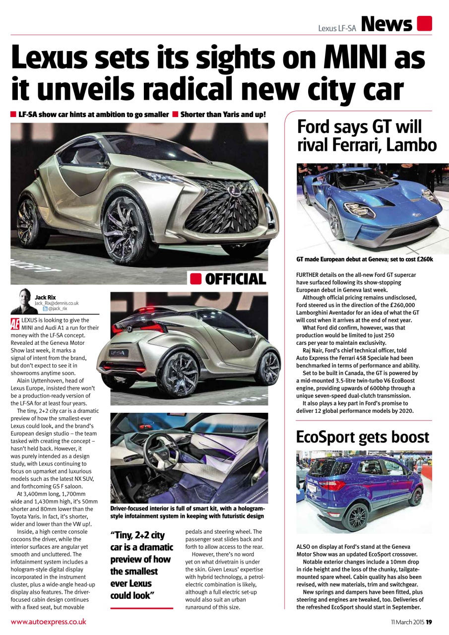 Auto Express Preview Pages