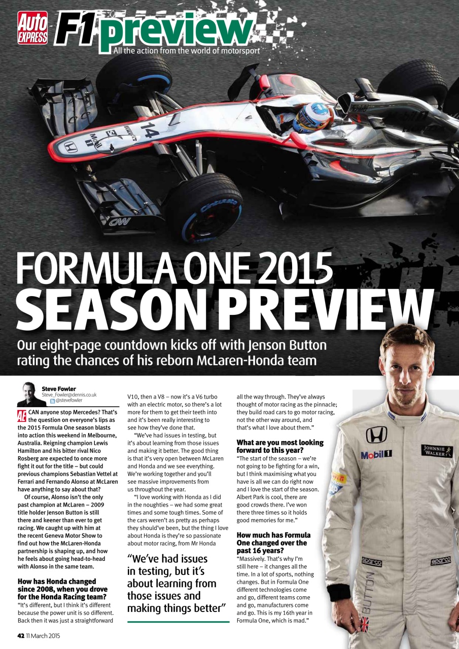 Auto Express Preview Pages