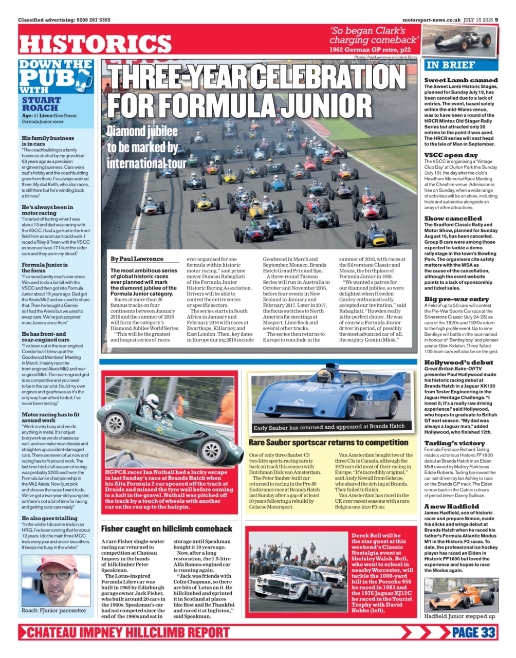 Motorsport News Preview Pages