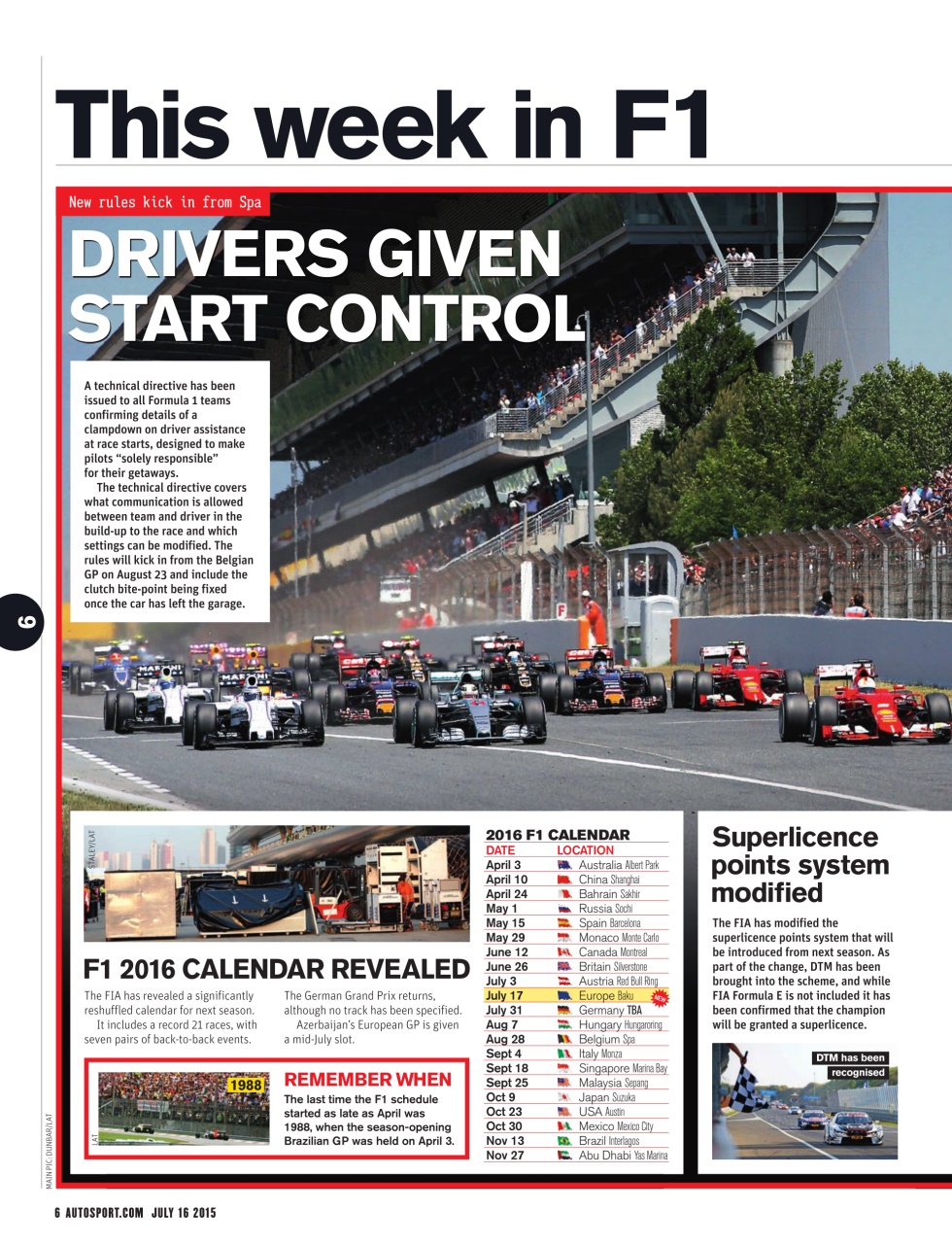 Autosport Preview Pages