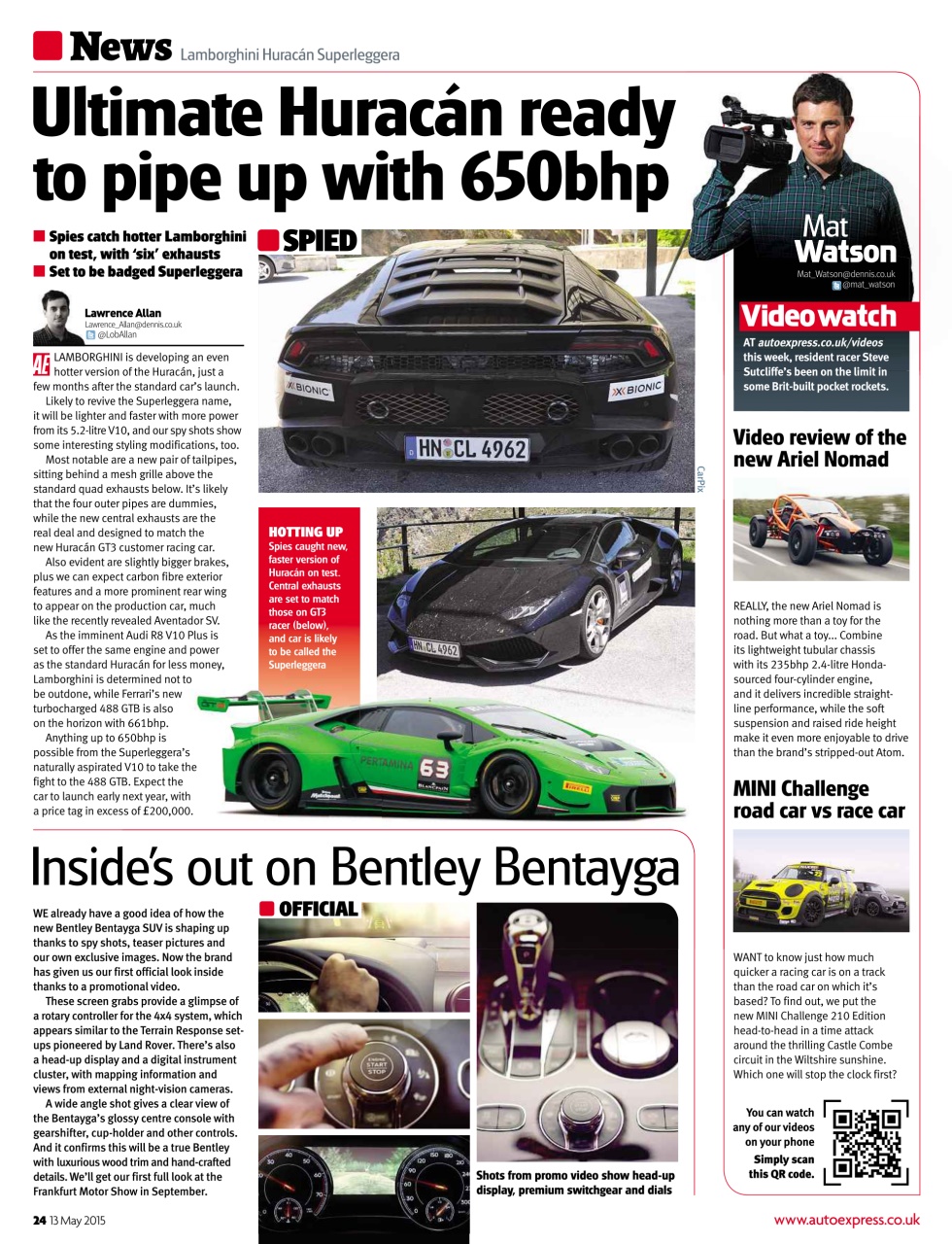 Auto Express Preview Pages