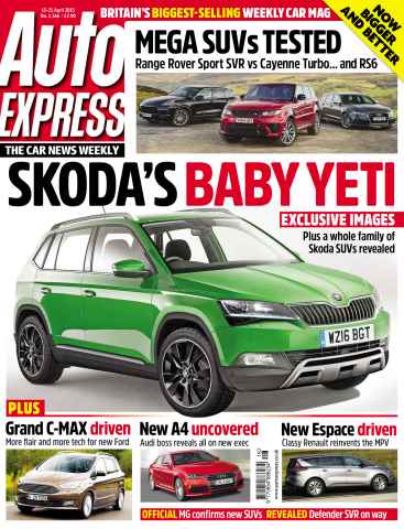 Auto Express issue April 15. 2015