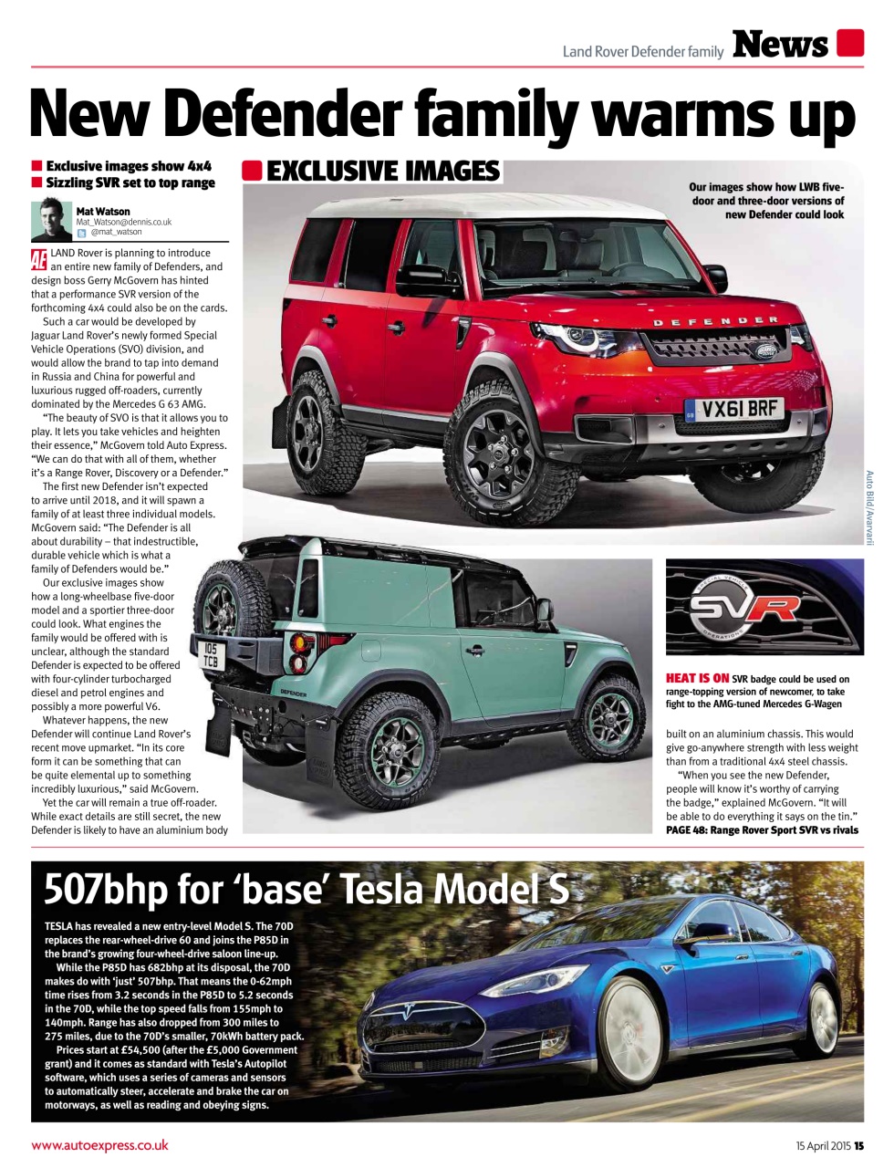 Auto Express Preview Pages