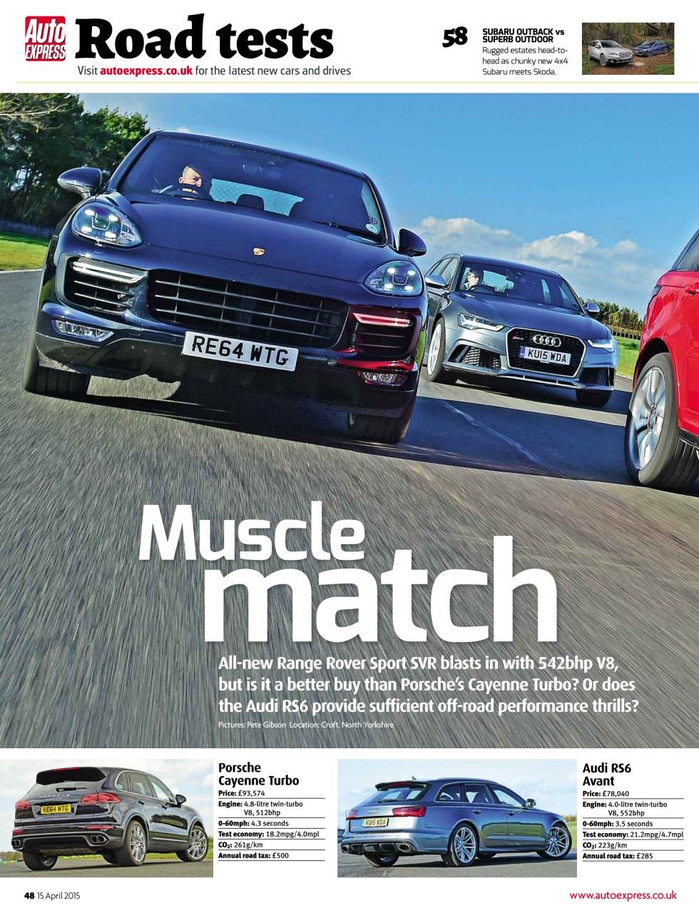 Auto Express Preview Pages