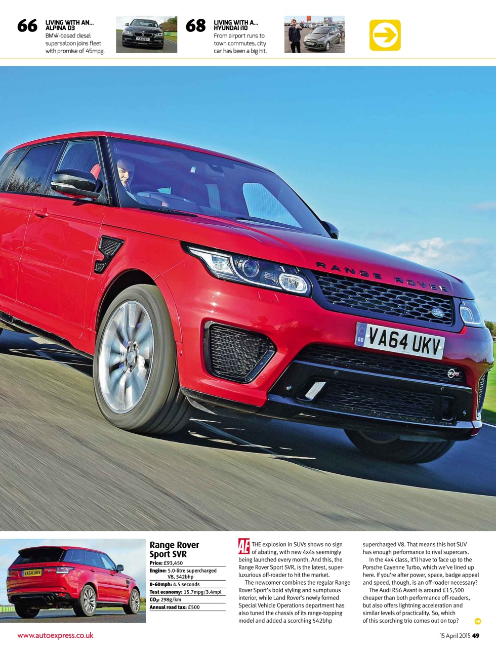 Auto Express Preview Pages