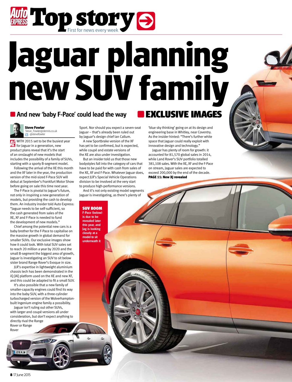 Auto Express Preview Pages