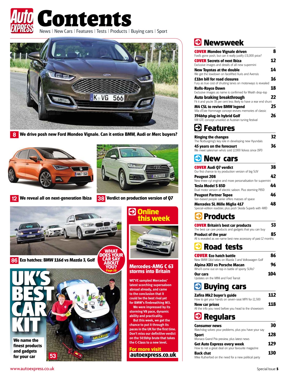 Auto Express Preview Pages