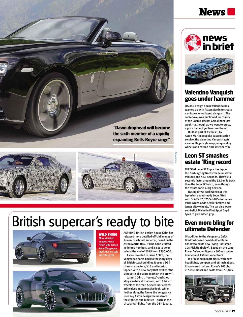 Auto Express Preview Pages