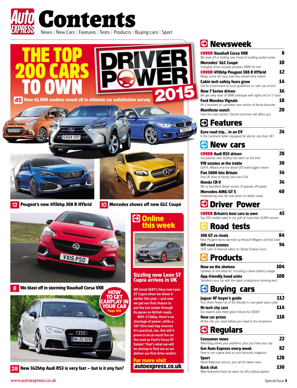Auto Express Preview Pages