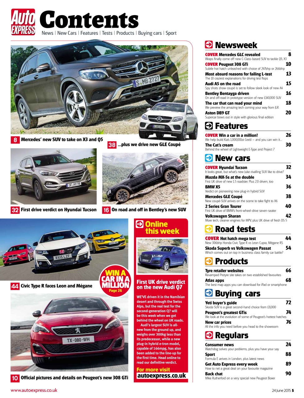 Auto Express Preview Pages