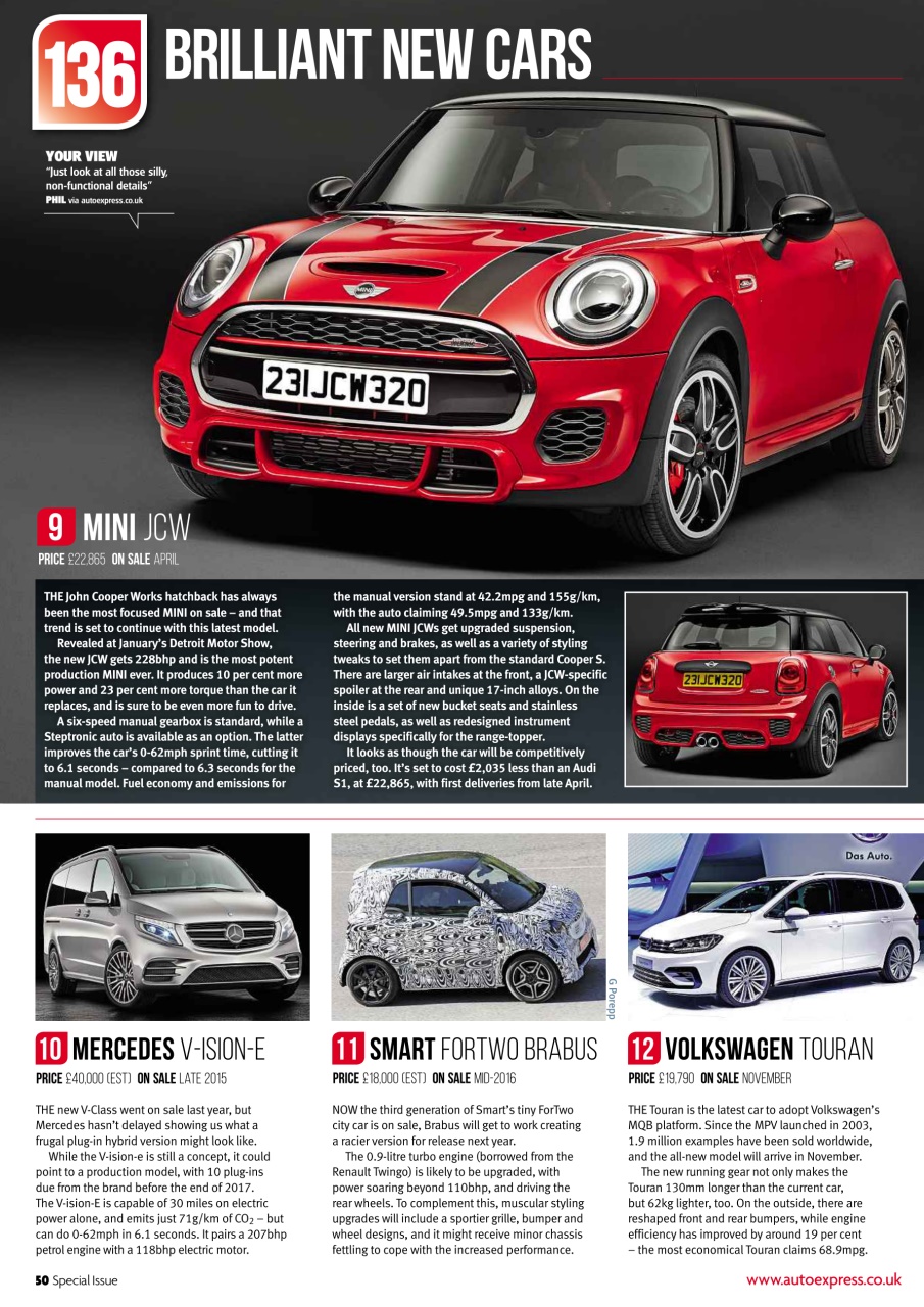 Auto Express Preview Pages