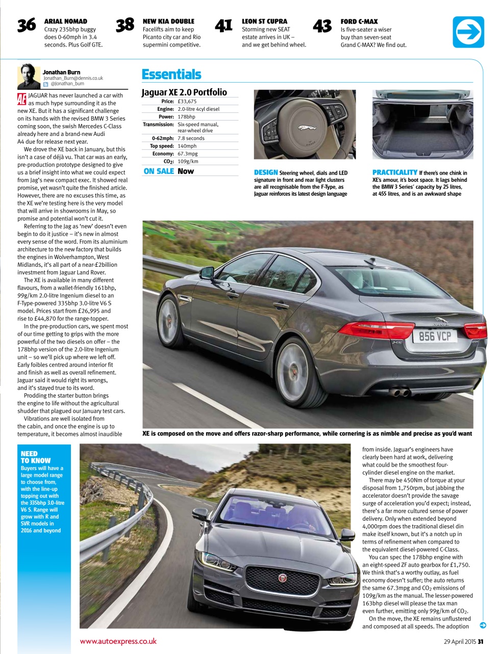 Auto Express Preview Pages