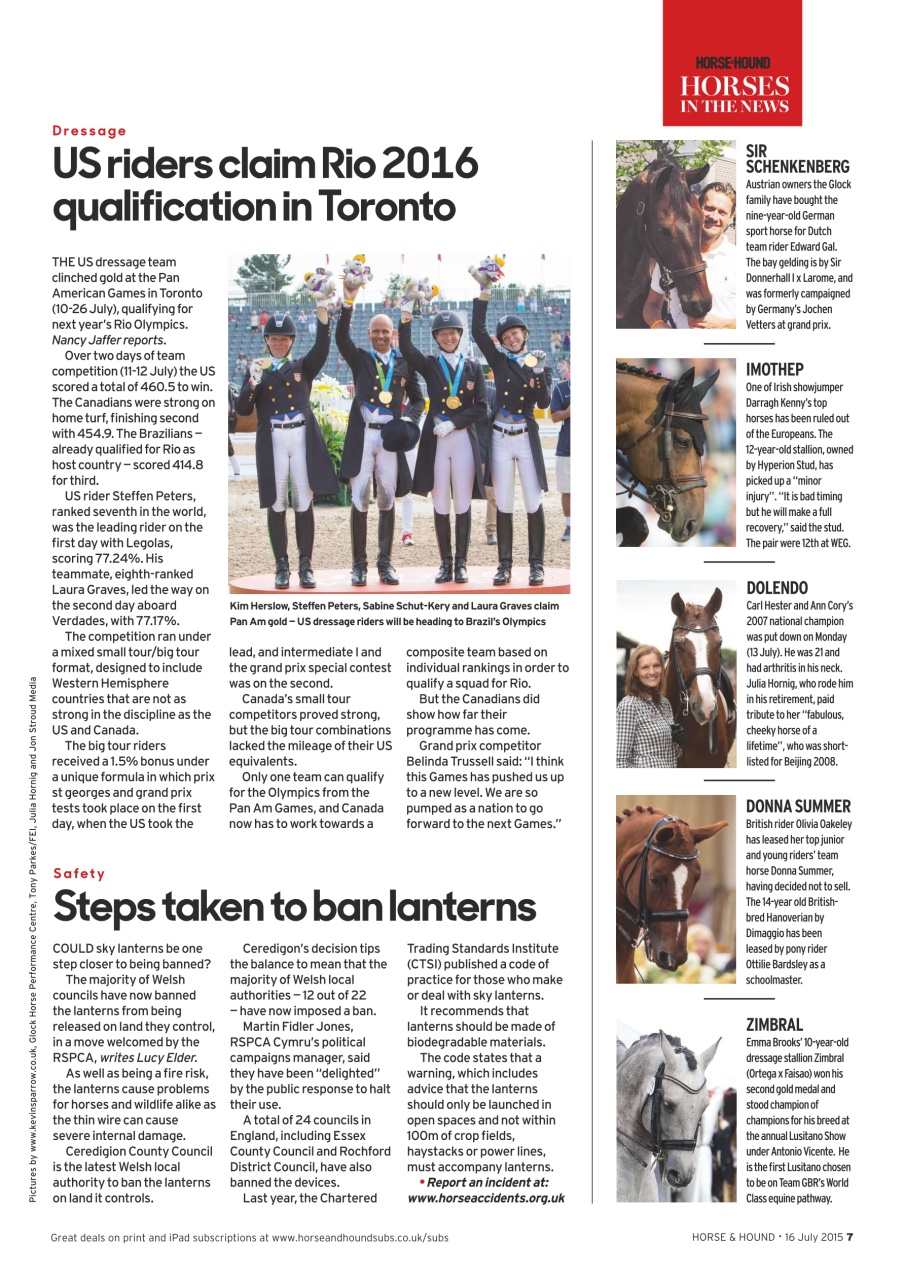Horse & Hound Preview Pages