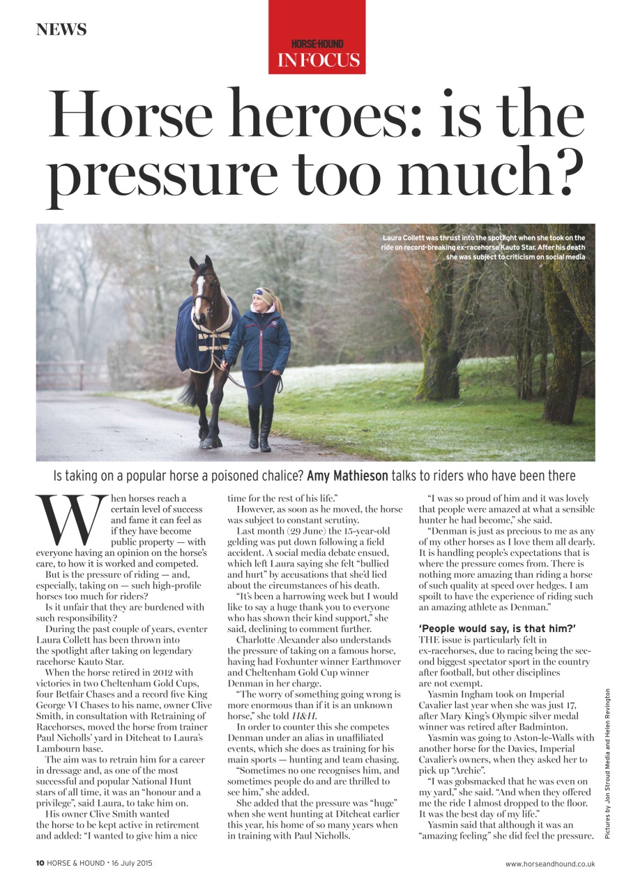 Horse & Hound Preview Pages