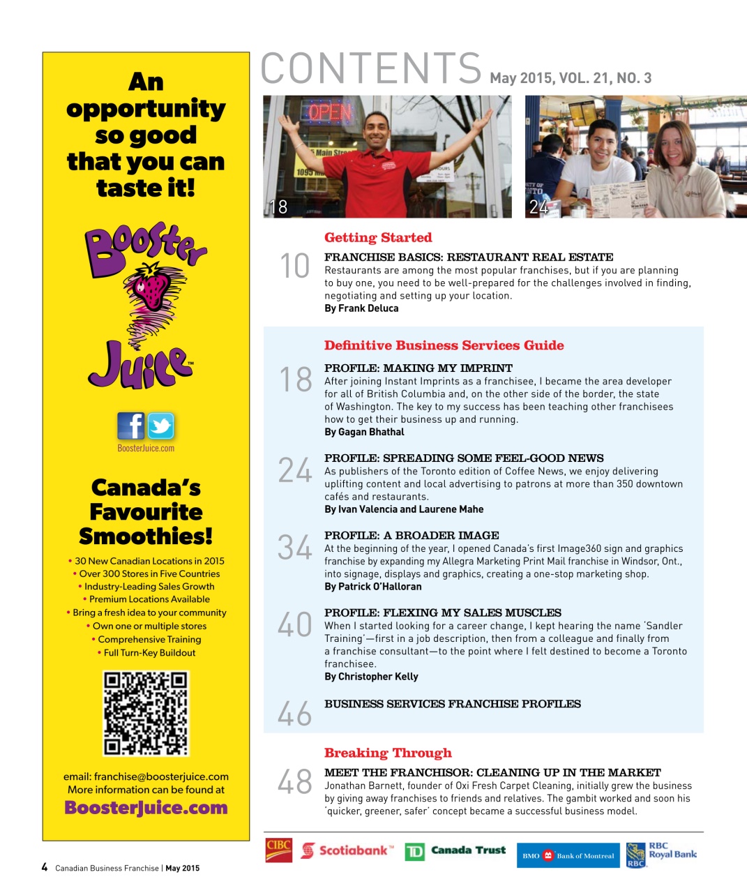 Canadian Business Franchise Preview Pages