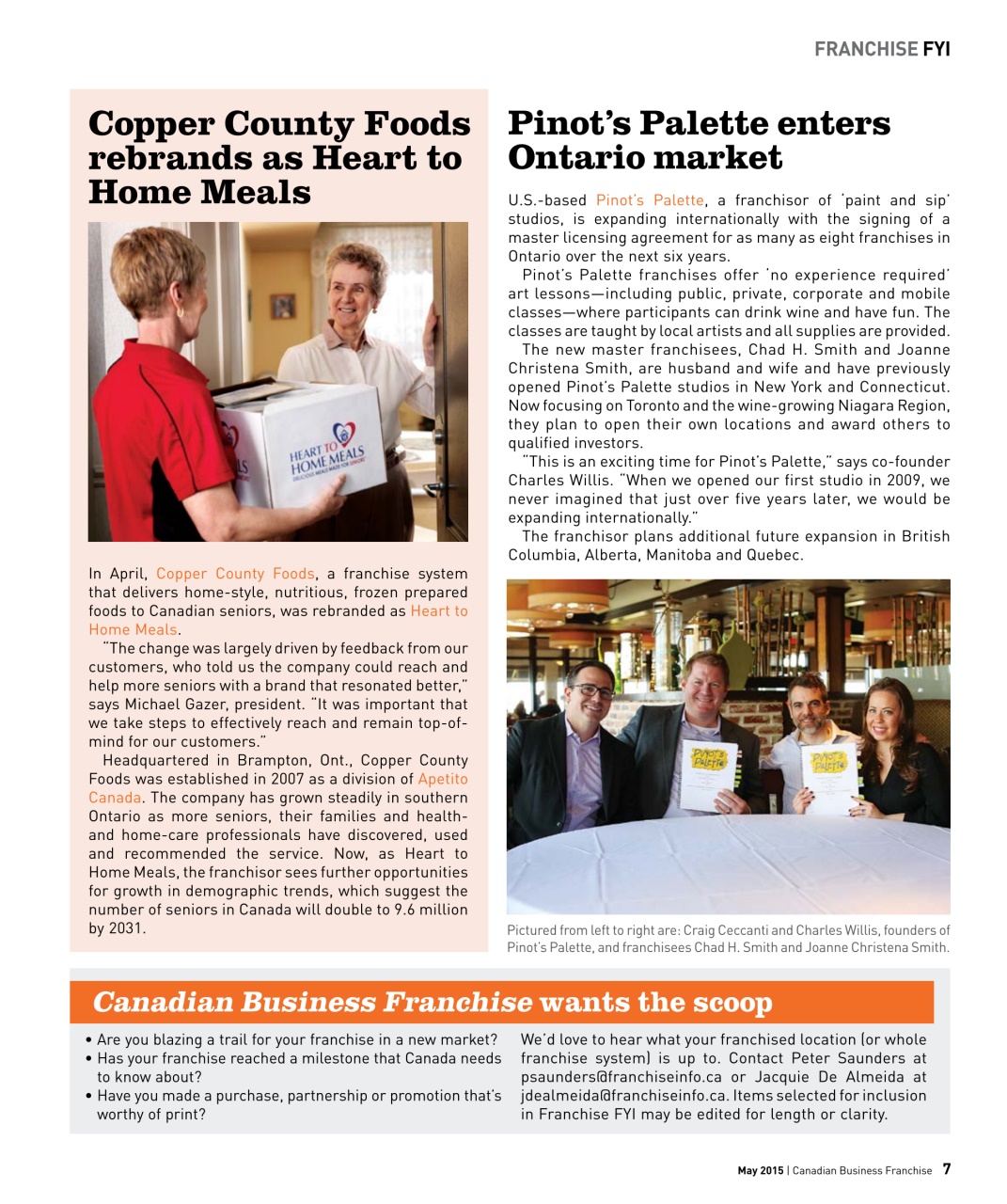 Canadian Business Franchise Preview Pages