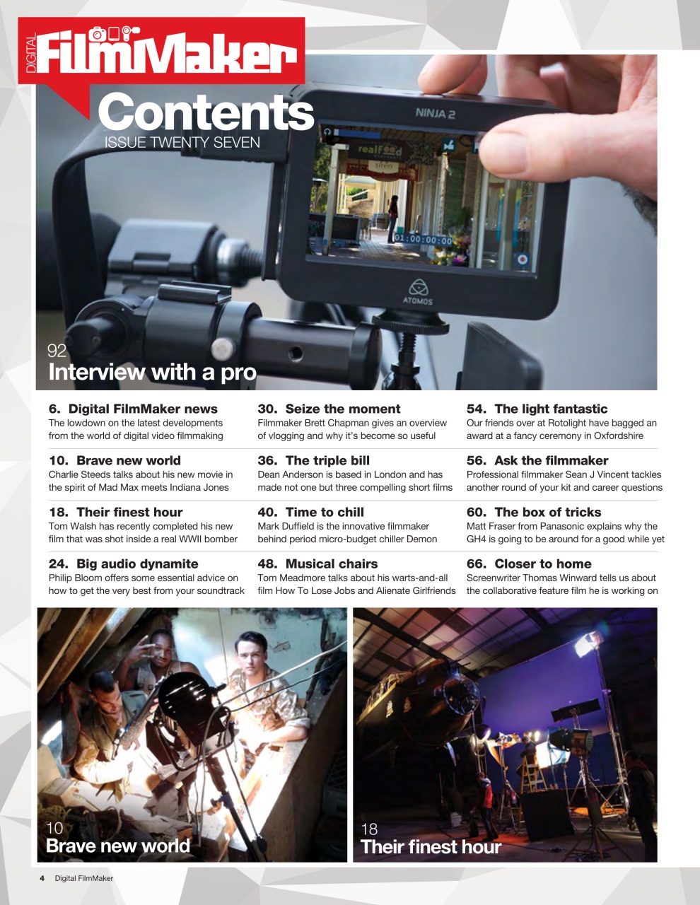 Digital FilmMaker Preview Pages