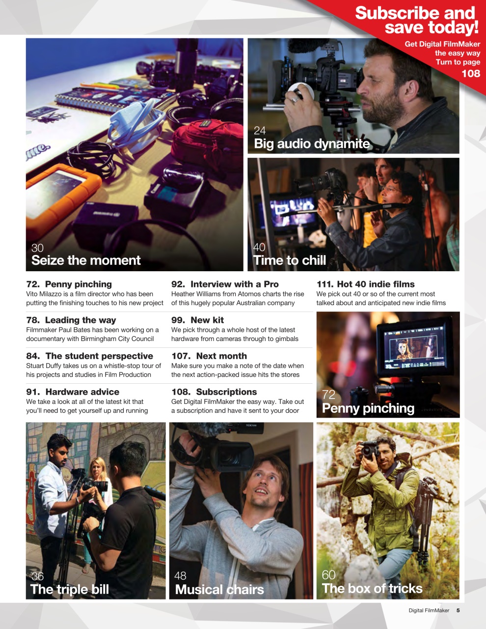 Digital FilmMaker Preview Pages