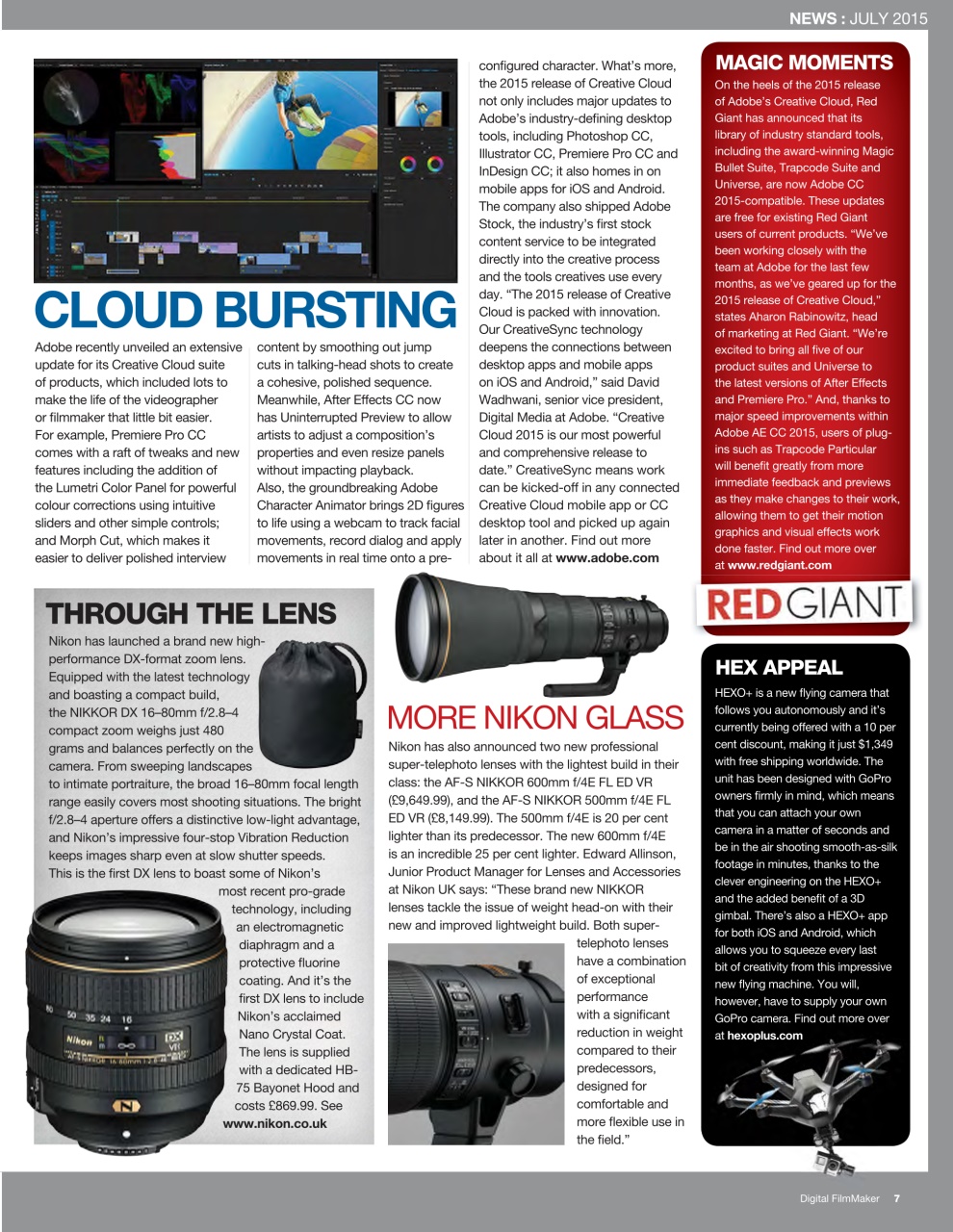 Digital FilmMaker Preview Pages