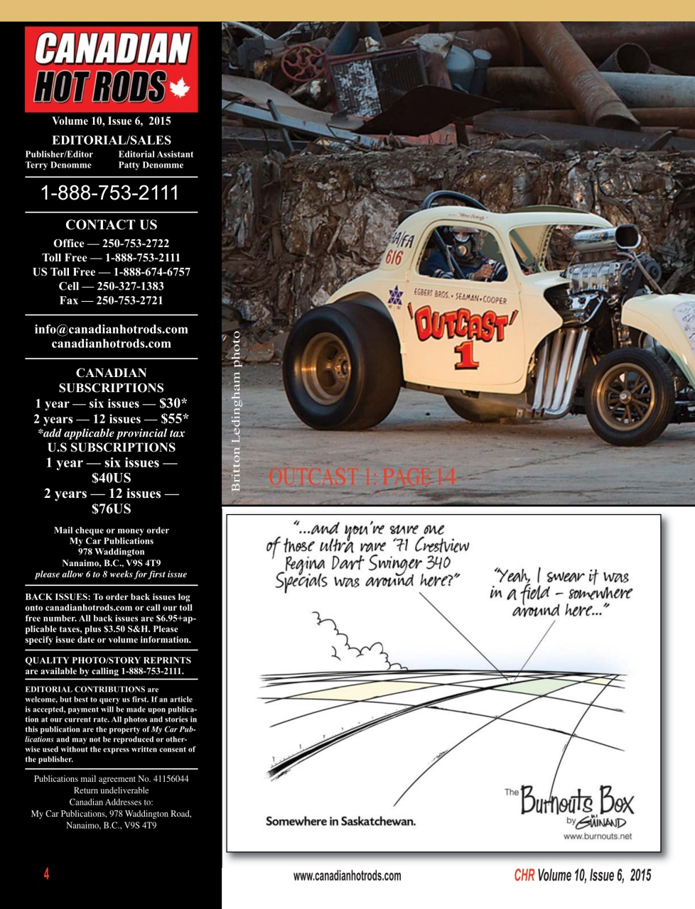 Canadian Hot Rods Preview Pages