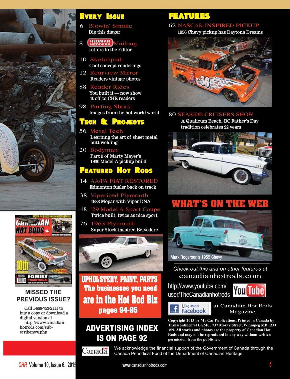 Canadian Hot Rods Preview Pages