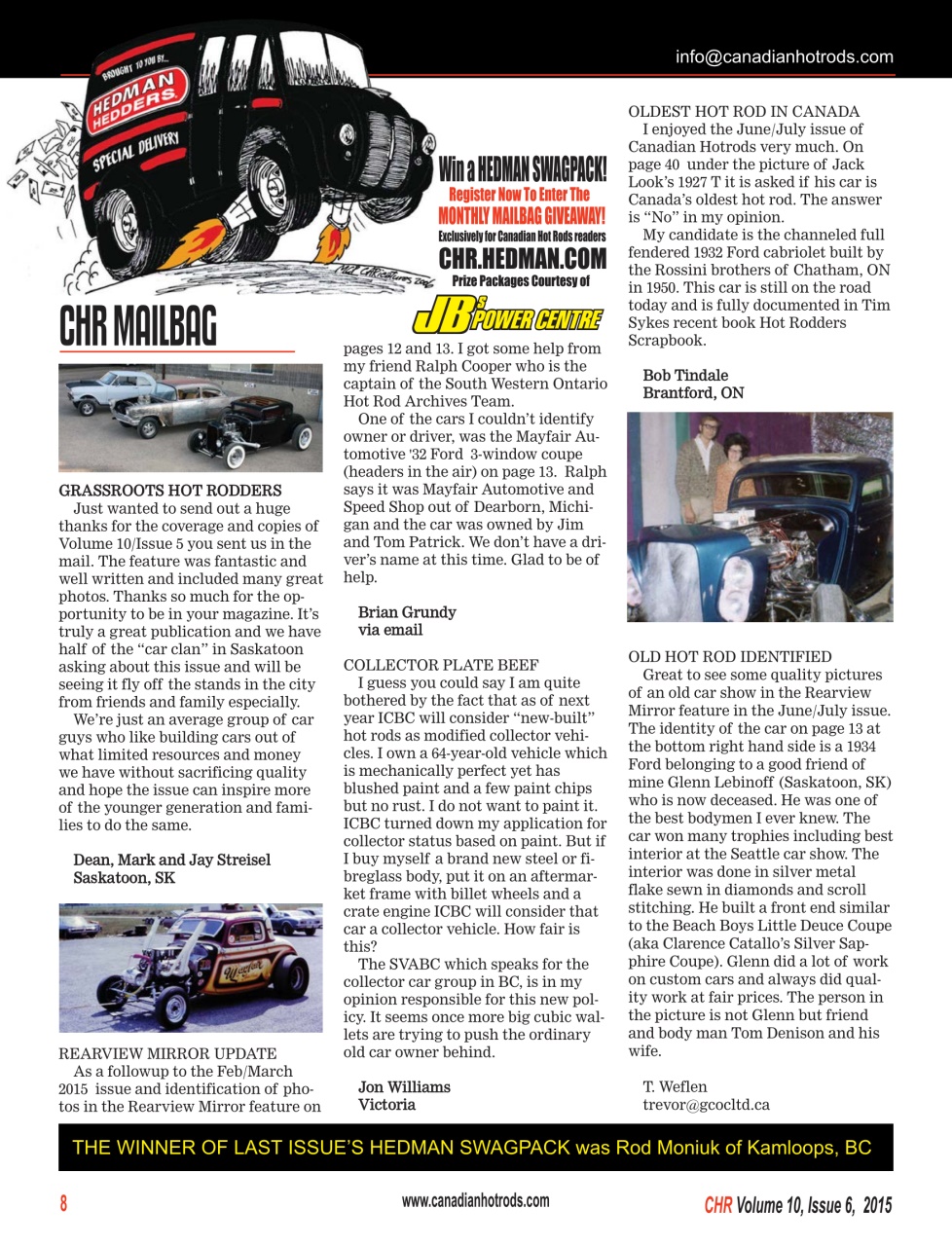 Canadian Hot Rods Preview Pages
