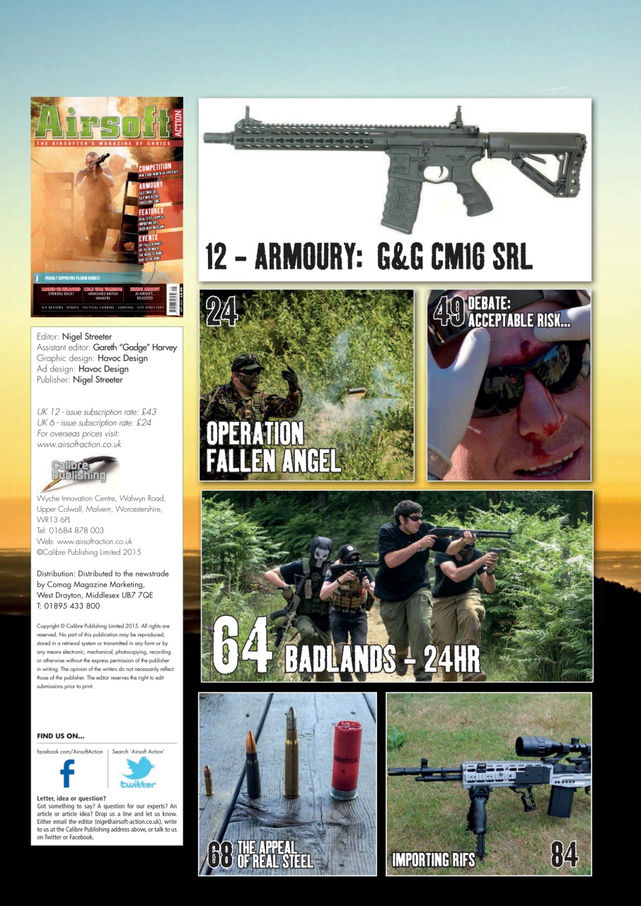 Airsoft Action Preview Pages