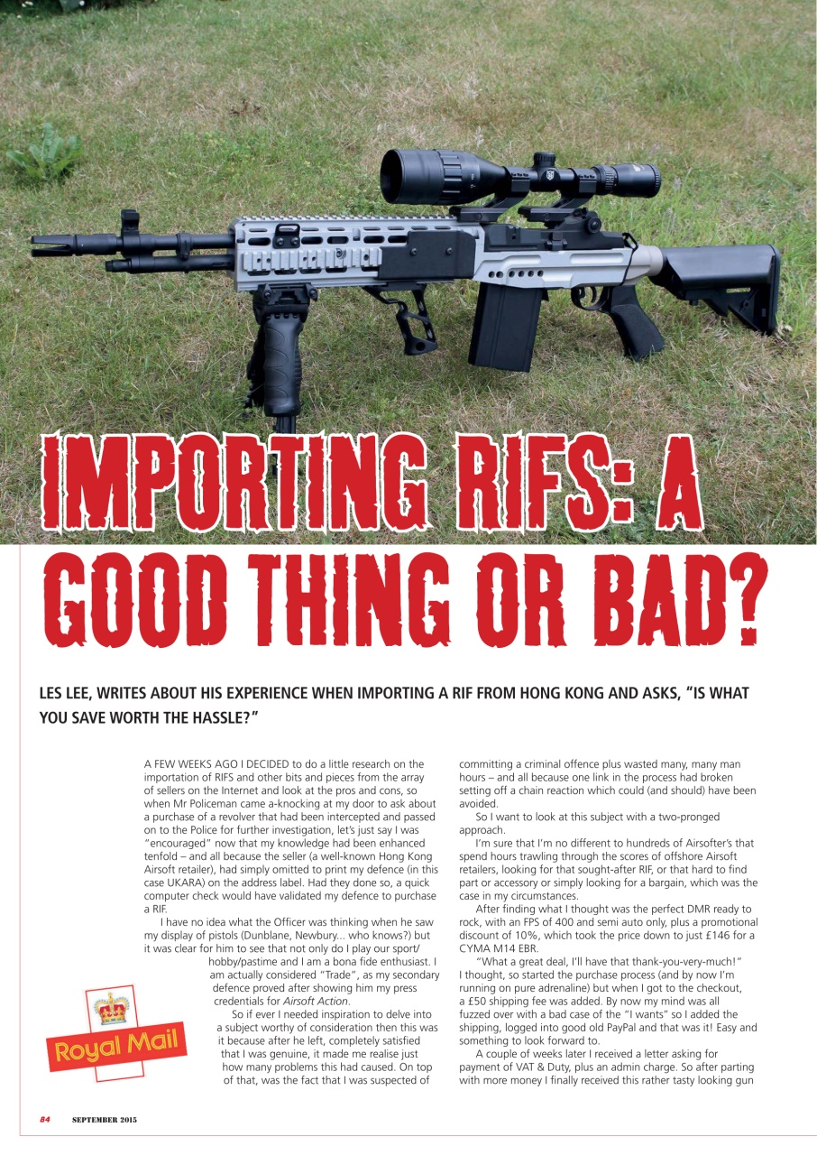 Airsoft Action Preview Pages