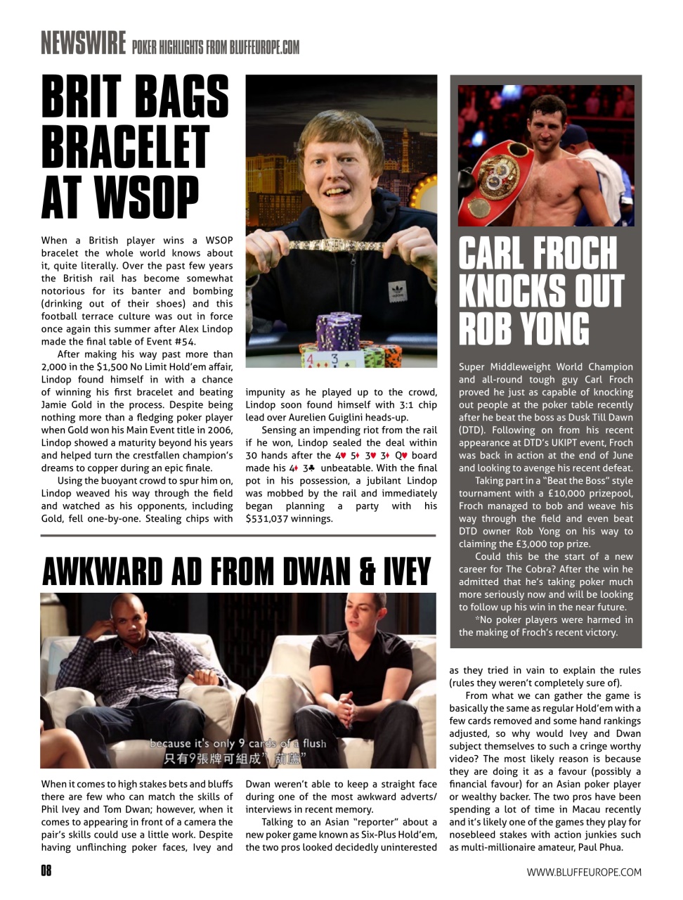 Bluff Europe Preview Pages